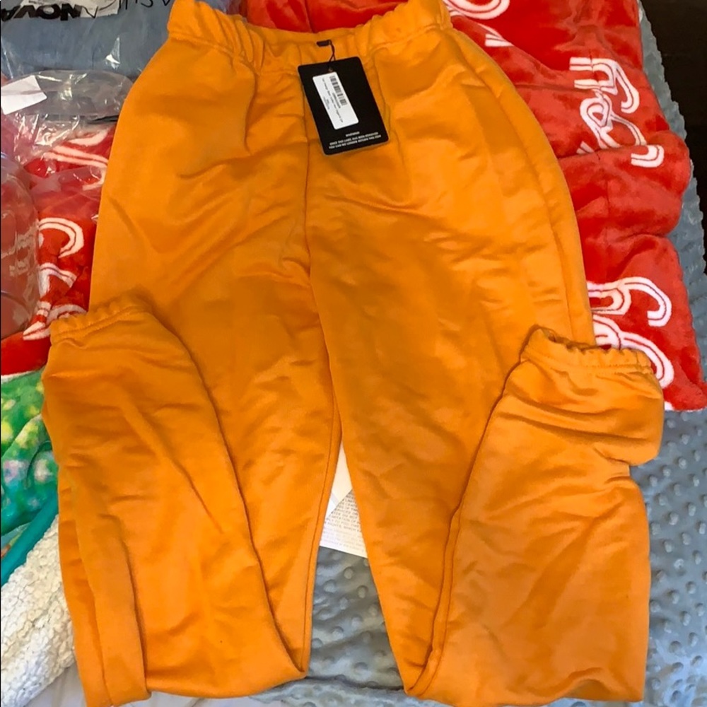 PRETTY LITTLE THING orange sweats